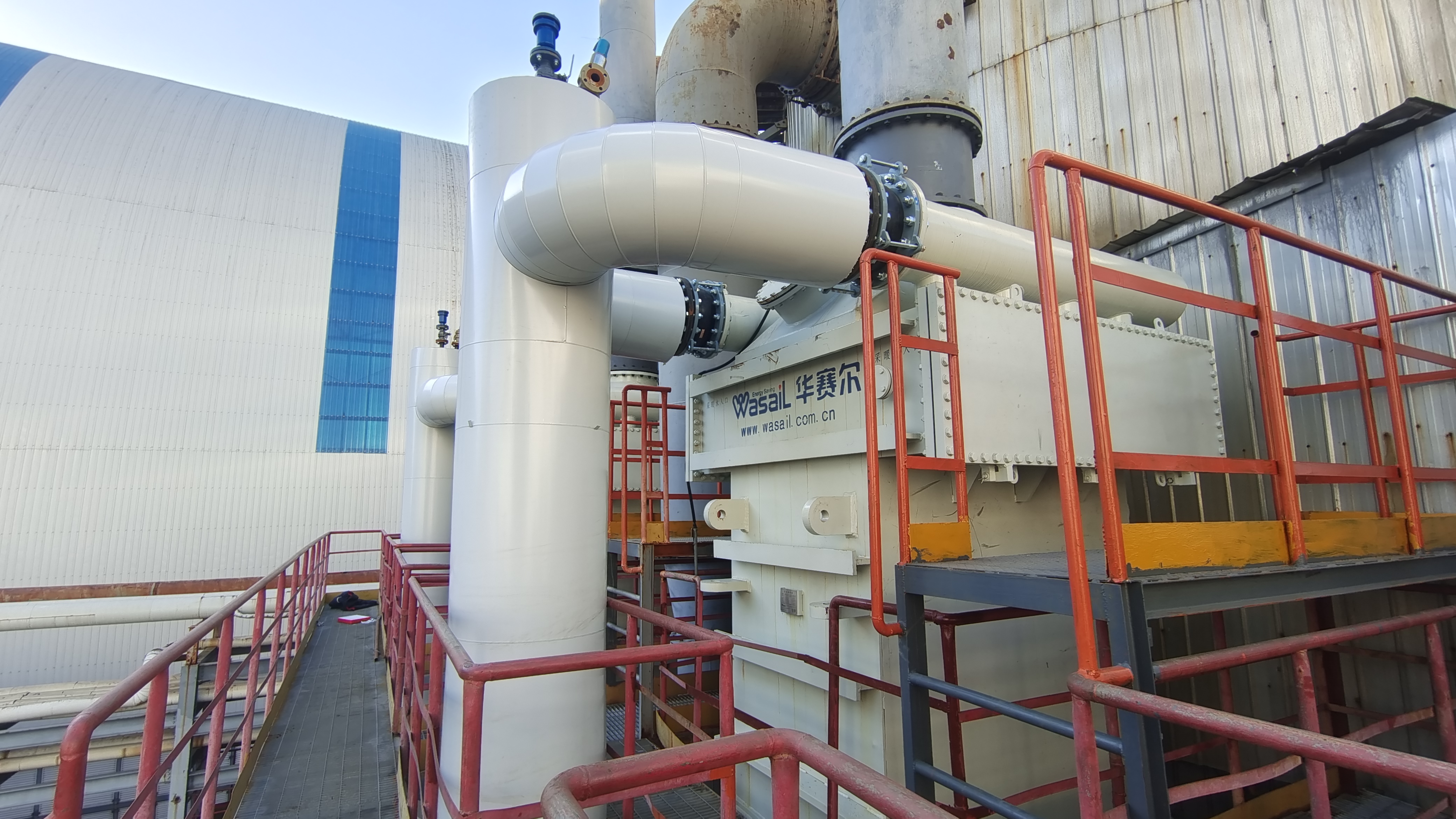 華賽爾脫硫漿液余熱供暖節(jié)能技術應用于熱電聯(lián)產發(fā)電機組成功投運